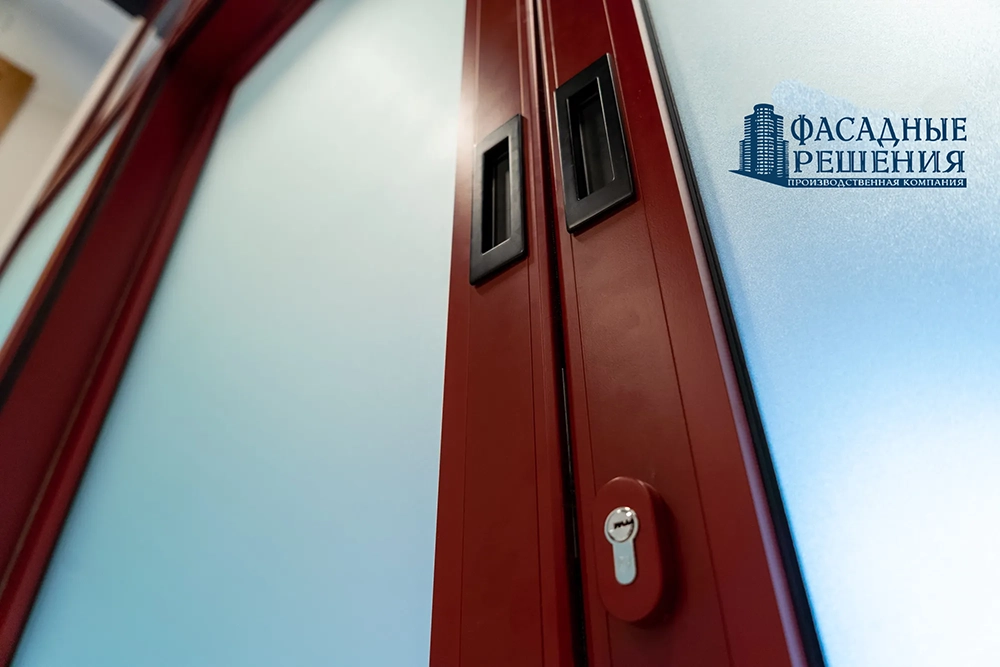 Автоматические алюминиевые противопожарные двери